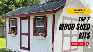 Top 7 Wood Shed Kits [upl. by Sharma]