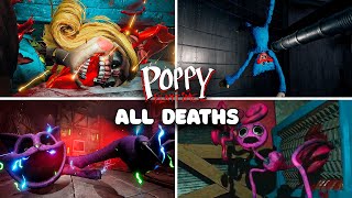 ALL Bosses Deaths Comparison  Poppy Playtime Chapter 3 VS Chapter 2 VS Chapter 1 [upl. by Champaigne488]