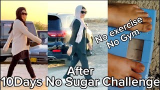 How I lost weight without exercise  No Sugar Diet [upl. by Hescock348]