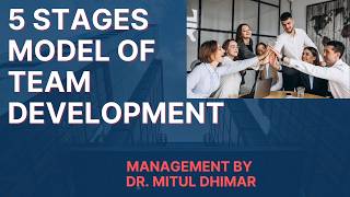 Tuckmen 5 stages model of team development  5 stages of team development in organizational behavior [upl. by Ibbetson638]