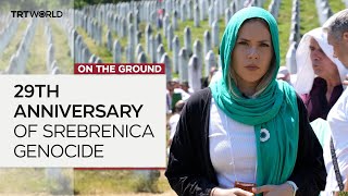 29th anniversary of Srebrenica genocide [upl. by Eldrida567]