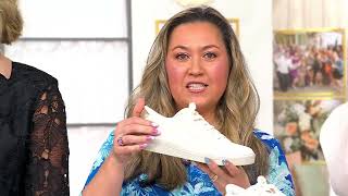 Ryka Lace Mesh Casual Sneakers  Viv Classic on QVC [upl. by Ettenad626]