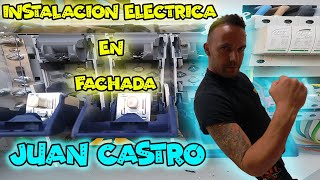 ⚡ INSTALACION ELECTRICA EN FACHADA⚡  ACOMETIDA EN quotTquot 👇 [upl. by Zantos646]