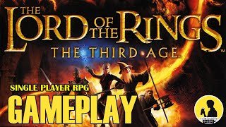 LORD OF THE RINGS THE THIRD AGE  GAMEPLAY NO COMMENTARY lotrthethirdage gameplay rpg [upl. by Bonney]