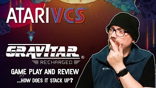 Gravitar Recharged by Atari Review on the Atari VCS [upl. by Aikimat368]