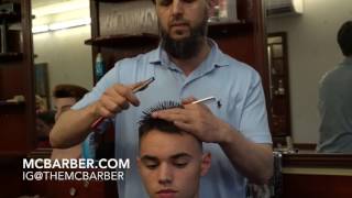 Get the Perfect Short and Spiky Haircut with Master Barber MC Barber [upl. by Kassity]