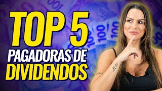 TOP 5 MELHORES PAGADORAS DE DIVIDENDOS PARA 2021 [upl. by Dorcus]