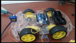 obstacle avoiding robot in sinhala part 1 [upl. by Hadihsar402]