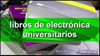 libros de electronica universitarios recomendados [upl. by Farhi]