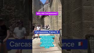 Carcassonne France  first signs of settlement in this region have been dated to about 3500 BC [upl. by Fabe]