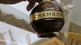 Chambord canti prosecco royal cocktail demonstration tasting mini gift set unboxing [upl. by Hterrag625]