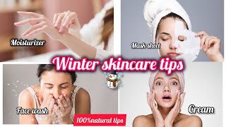 Winter skincare tips ✨ Glowing Skin Remove tan swelling all problem slove  skincare [upl. by Maris]