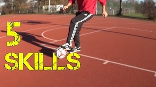 5 Skills  Fußball Technikübungen die jeder Anfänger beherrschen sollte [upl. by Jinny]