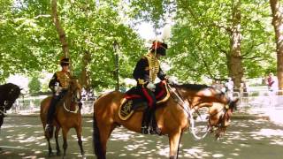 Trooping the Colour 2017 13 Kings Troop [upl. by Hau]