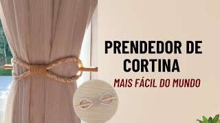 Prendedor de cortina mais fácil do Mundo [upl. by Ycul]