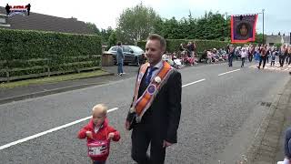 Keady District LOL No 8  County Armagh 12th July Celebrations Return Parade 2024 [upl. by Emad317]