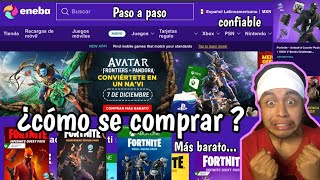 Como comprar y canjear códigos de fortnite en ENEBA ¿Mas baratos [upl. by Idissac]