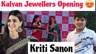 Kriti Sanon Kalyan Jewellers Opening KritiSanon kalyanjewellers [upl. by Ynnavoig626]