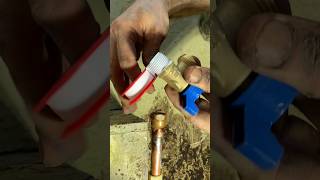 hose bib installation copper plumbing contractor youtube shorts [upl. by Brynna459]