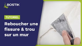 Tutoriel  Comment reboucher une fissure ou un trou sur un mur  Bostik [upl. by Utas]