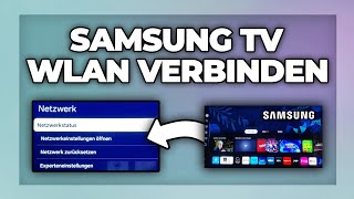 Samsung Fernseher Internet einrichten amp mit WLAN verbinden  Tutorial [upl. by Prissie]