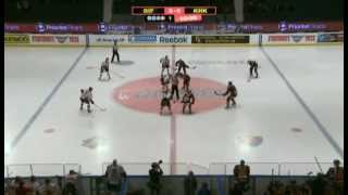 Hockeyallsvenskan 201213 Omgång 12 Djurgårdens IF  Karlskrona HK [upl. by Brie]