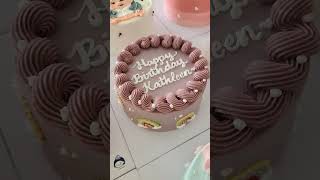 Birthday cake cute Sweet Cake love cake cake birthdaycake happybirthday valentinesday 457 [upl. by Werda]