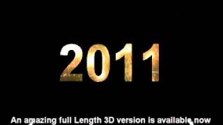 new year 2010  2011 countdown with 3D samples full 3d video available [upl. by Ro]