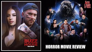 BUZZ HOUSE THE MOVIE 2024 Andrei Selly Selaru Social Media influencer Slasher Horror Movie Review [upl. by Oiramrej]