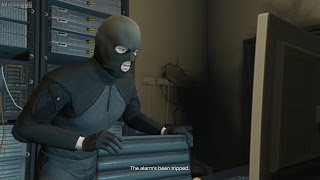 GTA 5 PS4  Mission 65  The Bureau Raid Roof Entry Gold Medal [upl. by Aidni532]