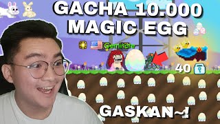 GACHA 10000 MAGIC EGG KITA GASKAN  Growtopia Easter Week Gacha 2024 [upl. by Tamberg]