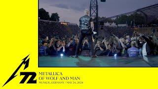 Metallica Of Wolf and Man Munich Germany  May 24 2024 [upl. by Booker]