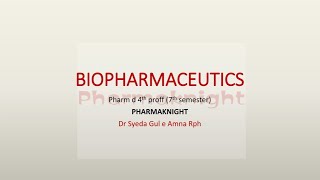 Factors affecting drug absorption part 2 biopharmaceutics pharmaknight [upl. by See338]