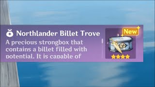 How the Northlander Billet Trove works  Genshin Impact [upl. by Talie507]