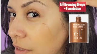 How to Use ELF Bronzing Drops  Foundation [upl. by Ablasor]