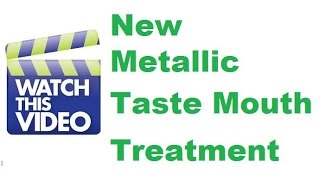 Metallic Taste Mouth Homeopathic Treatment [upl. by Eyram769]