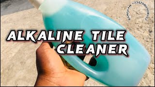 HOW TO MAKE TILE CLEANER  alkaline germ free cleaner [upl. by Nelak]