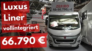 Italienischer Design Luxus Liner für 66790 € Nagelneu Roller Team Zefiro 2024 Das Mega Wohnmobil [upl. by Uchida163]