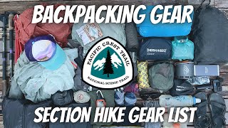 BACKPACKING GEAR I Used For My 17Day Section Hike on the PACIFIC CREST TRAIL  How I Packed My Pack [upl. by Notlrak]