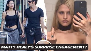 Matty Healy Engaged to Gabbriette Bechtel Months After Split with Taylor Swift [upl. by Peterus]