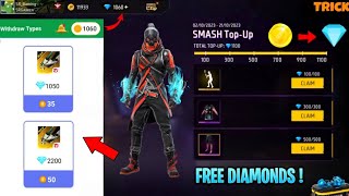 free diamond in 2024  free diamonds kaise le  how to get free diamonds [upl. by Niela]