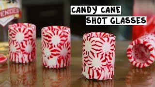 Candy Cane Shot Glasses with Candy Cane Vodka [upl. by Ellary]