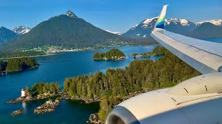 4K – Full Flight – Alaska Airlines – Boeing 737890 – KTNSIT – N526AS – AS67 – IFS Ep 593 [upl. by Tonl]