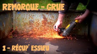 La remorquegrue 01 Récupération dessieu [upl. by Nnaeirrac]