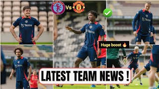 YES✅MAINO ZARKIZEE MAGUIRE TEN HAG PROVIDED TEAM NEWS AHEAD OF ASTON VILLA MATCH🔥manunitednews [upl. by Hinkel]