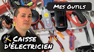 🛠️ Ma CAISSE à outils D’ÉLECTRICIEN électricité [upl. by Leterg]