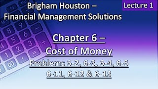 Chapter 6  Cost of Money  Fundamentals of Financial Management  Brigham Houston [upl. by Prochoras647]