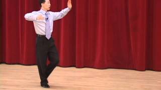 Silver Quickstep  Natural Turn Back Lock Running Finish Ballroom Dance Lesson [upl. by Dnama]