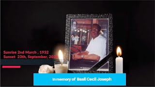 Funeral Service of Basil Cecil Joseph [upl. by Keyte]