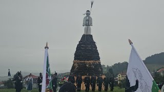 Sechseläuten 2024 Appenzell Ausserrhoden Verbrennung des Boögg [upl. by Airamalegna]